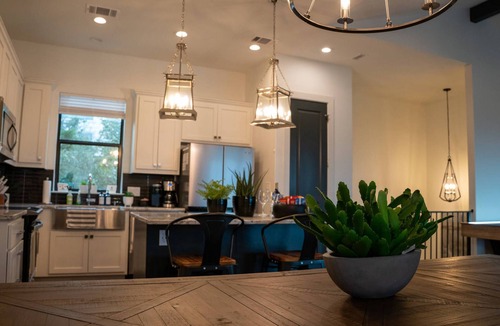 Waterford On Lake Travis House | Sanctuary On Lake Travis with private pool and outdoor jetted tub with golf cart