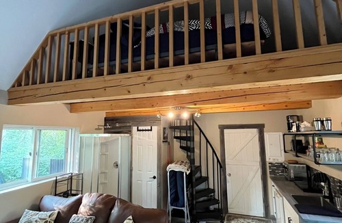 Onanole Cabin | Sand Lake Log Cabin with Hot Tub
