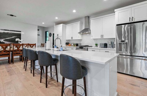 Nekoosa House | Sand Valley 6BD Retreat: Golf, Hot Tub, Gm Rm, Bar