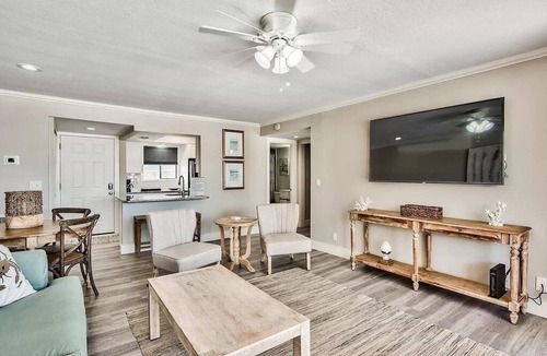 Holiday Isle Condo | Sandpiper cove Unit 2124! Beach service included! Beachfront! Sleeps 6!