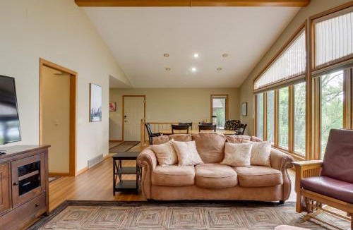 Alexandria House | Sandy Beach Family Getaway with Fire Pit and Deck!