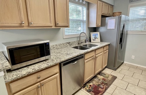 Surfside Beach House | Sandy Feet Retreat-1/2 Block to Beach, Pet Friendly, Wi-Fi & Optional GC Rental