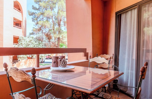 Paradise Valley Village Condo | Sangria Skies condo - heated pool, gated, close to golf, dining, medical