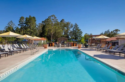 Live Oak Hotel | Santa Cruz Sanctuary: Room with Forrest View & Private Patio
