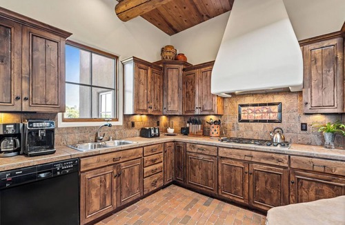 La Tierra House | Santa Fe Hacienda Style Estate | Courtyard and Fireplaces
