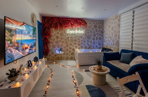 Sainte Marie - Saint Leon Apartment | Santorini getaway - Jacuzzi & Cocooning