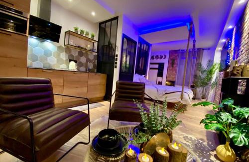 Sainte-Anne - Faubourg Noyon Apartment | Saphir Spa - Sauna Balnéo Chromothérapie Massage