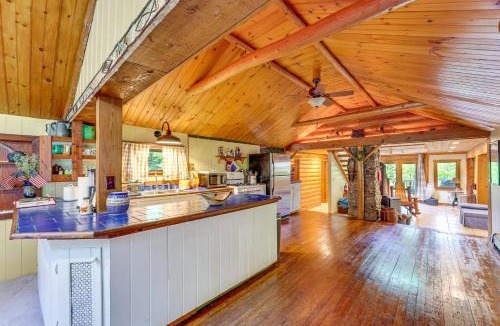 Saranac Lake House | Saranac Lake Cabin with Deck Pets Welcome!