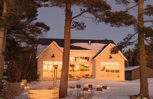 Algoma District Cottage | Scandinavian-Inspired Lake House on Lake Superior