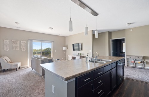West Des Moines Apartment | Scenic Forest View w/Garage
