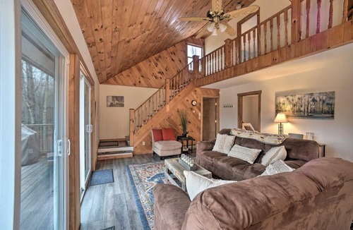 Jewett House | Scenic Jewett Hideaway with Deck, Views and Fire Pit!