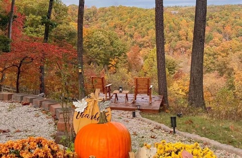 Eureka Springs Cabin | Scenic Mountain view cabin,Fireplace, Kayaks, Lake Access ,Grill,Eureka Springs