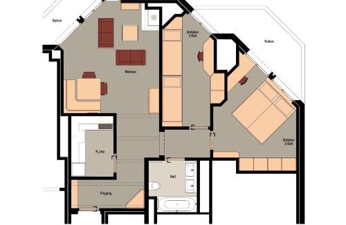 St. Moritz Apartment | Schöne Ferienwohnung im Zentrum von St. Moritz