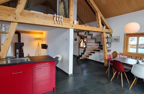 Ftan Apartment | Schönste Ferienwohnung mit Panoramablick in Ftan im Unterengadin