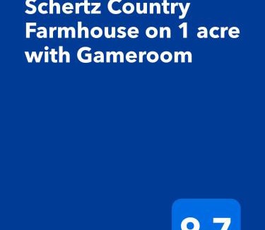 Converse House | Schertz Country Farmhouse on 1 acre with Gameroom