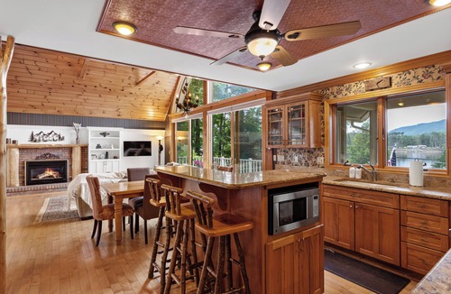 Adirondack House | Schroon Lake Lakefront, Adirondack Home, Private Beach, Sleeps 8, Year Round
