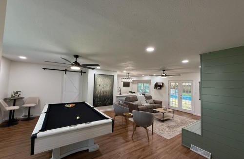 Brookline Station House | Scissortail Springs- Pool - Fire pit - Games