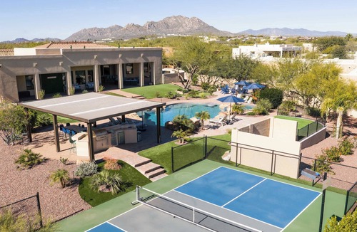 Rio Verde Foothills House | Scottsdale Rose Sleeps 40 Pool Pickleball Rooftop