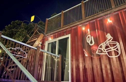 Medicine Park House | SE Wichita Mountains Tiny House Stay w/Patio-Slp 4
