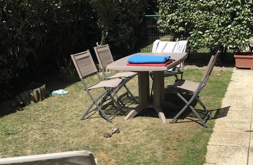Cabourg Apartment | Sea Front Residence - garden - heated swimming pool