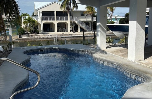 Summerland Key House | Sea Glass House of Summerland Key!nPool, 70 feet of Seawall, deep water canal!