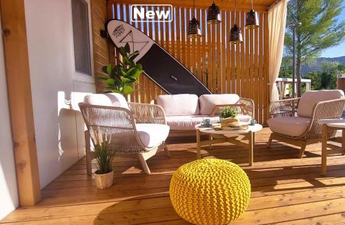 Orebic Villa | SEA HOUSE mobile home, pool, bikes, SUP - PRIVILEGE POINT camping & villas