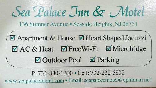 Seaside Heights Hotel | Sea Palace Inn