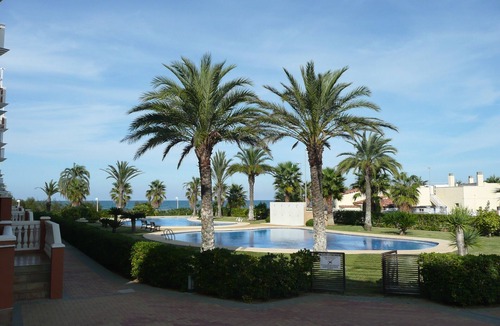 Almadrava Beach Apartment | Sea view apartment in luxury residence with swimming pool & direct access to the beach.