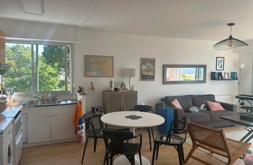 Saint-Brevin-l'Ocean Apartment | Sea view apartment for 2 with balcony and parking