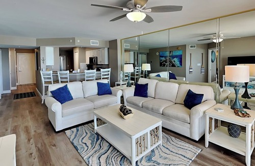 Seawinds Condo Condo | Sea Winds 904 Pet-Friendly Beachfront Condo with Balcony, Beach + Pool Views