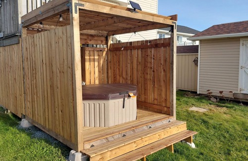 Eastern Passage Apartment | Seafront suite with year-round hot tub.