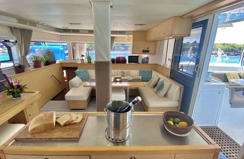 Key West Boat Rental | SeaLab: 6 Cabin/6 Head 52 ft Catamaran with Hotel Pools and a Captains Lounge