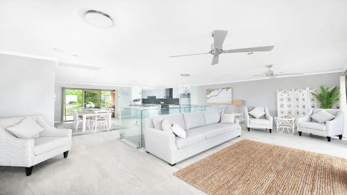 Salamander Bay House | Seaside Sanctuary - Waterfront Luxury Home with Heated Pool