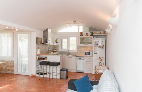 Calafat Cottage | Seaside Villa Steps from Calafat Beach with Terrace and BBQ