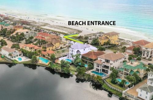 Destiny Grand Palms House | Seastar Palazzo With Beach Views, Lake, And Pool