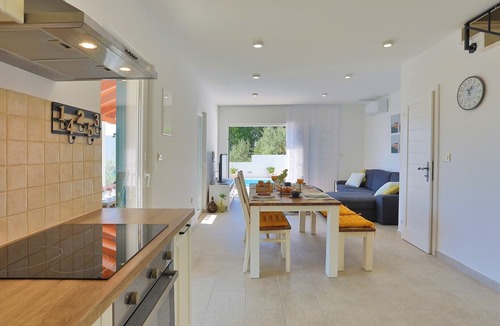 Jesenice Villa | Seaview Villa Lemaro, a 2-bedroom villa with a 28 sqm private pool in Krilo Jesenice