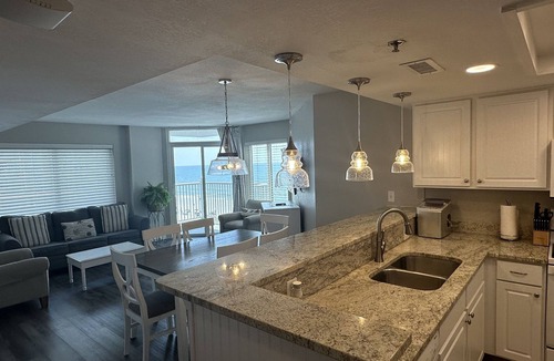 Arcadian Shores Condo | Seawatch Resort Oceanfront 2BR Large Balcony 816ST