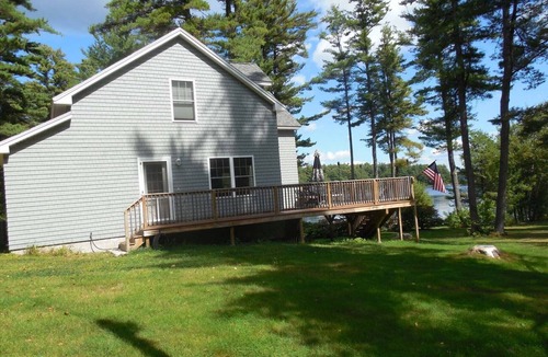 South Casco House | Sebago Lake Home with Sandy Beach