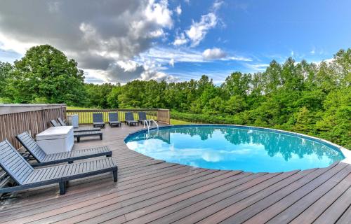 Kedron House | Secluded 18-Acres with Pool Hot Tub Pool Table