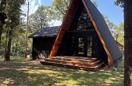 Guthrie Cabin | Secluded A-Frame Near Lazy E
