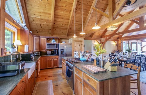Colchester Apartment | Secluded and lavish 6BDR lakehouse in private cove with outdoor (year round) hot tub & steam sauna