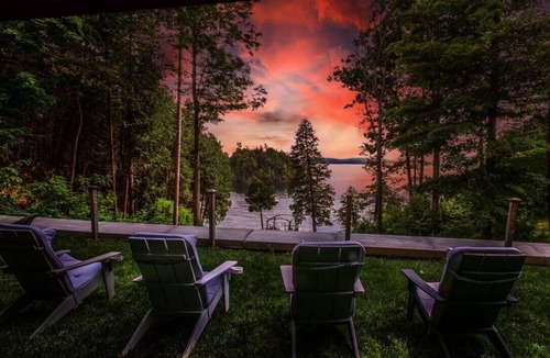 Colchester Apartment | Secluded and lavish 6BDR lakehouse in private cove with outdoor (year round) hot tub & steam sauna
