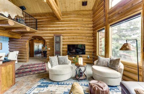 Angel Fire House | Secluded Angel Fire Retreat: Deck + Stunning View!