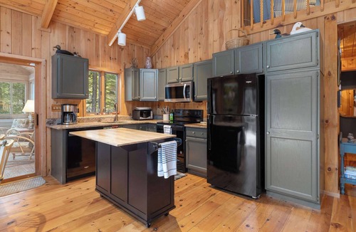 Becket House | Secluded Berkshires Cabin | Deck, BBQ & Town Beach