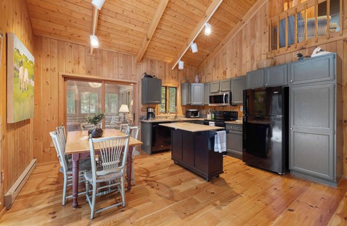 Becket House | Secluded Berkshires Cabin | Deck, BBQ & Town Beach