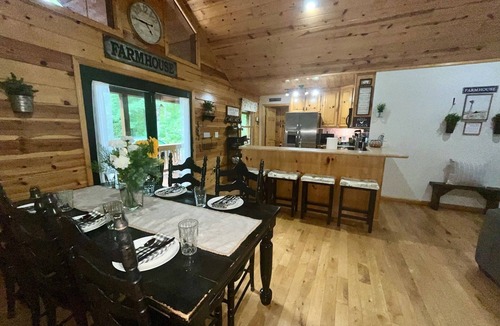 Unaka Cabin | Secluded Blue Ridge-Ocoee cabin, FULL porch, fireplace, pool table, pet friendly