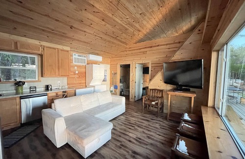 Grapeland Cabin | Secluded Cabin 1 directly on the lake