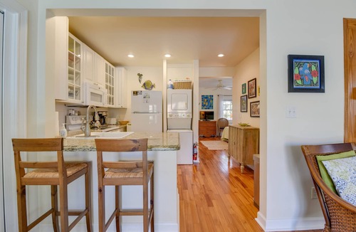 Old Town Condo | Secluded Casa Monthly Rental - Spacious Apartment, Overlooks Pool & Garden.