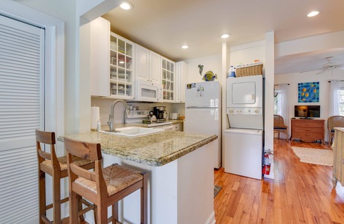 Old Town Condo | Secluded Casa Monthly Rental - Spacious Apartment, Overlooks Pool & Garden.