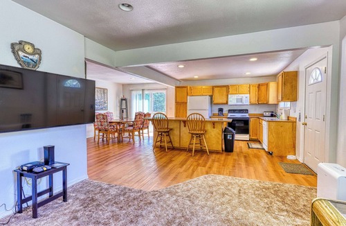 North Bend House | Secluded & comfortable dog-friendly home with deck plus ATV & boat parking